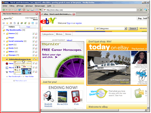 Показывать мои закладки в окне поиска Internet Explorer